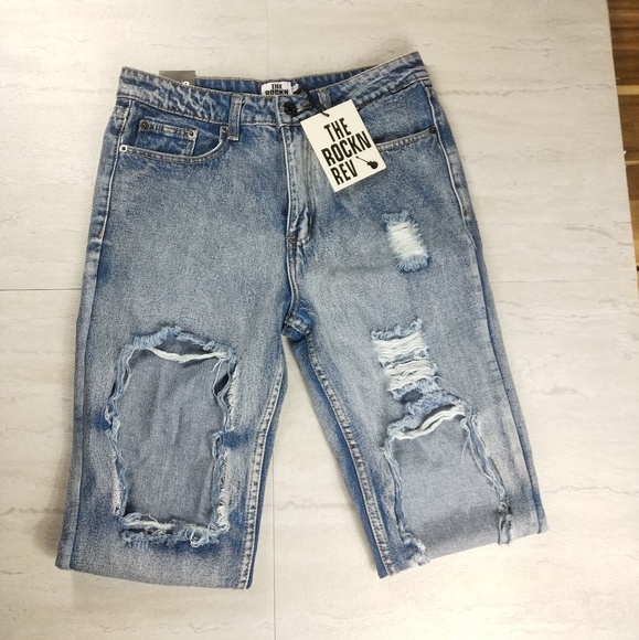 Nasty Gal Denim - Nasty Gal Rockin Rev High Rise Boyfriend Jeans